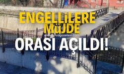 Engellilere müjde! O köprü engelliler rampası yapılarak hizmete açıldı!