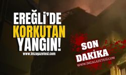 Ereğli'de korkutan yangın! | Ereğli Haberleri