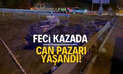 Feci kazada Tofaş kağıt gibi ezildi! Ölüler var