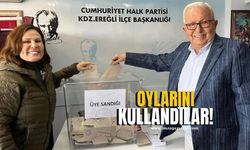 Kdz.Ereğli Belediye Başkanı Halil Posbıyık ve eşi Ekrem İmamoğlu için oy kullandı!