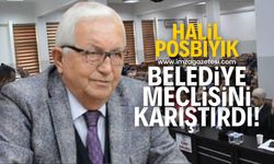 Halil Posbıyık, Kdz. Ereğli Belediye Meclisini karıştırdı!