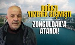 İstanbul Boğazını yüzerek geçmişti Zonguldak'a atandı