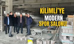 Kilimli’ye Modern Spor Salonu! Başkan Altun Çalışmaları İnceledi...