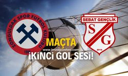 Zonguldakspor-Sebat Gençlik Spor maçında ikinci gol sesi