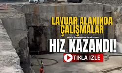 Lavuar Alanında çalışmalar hız kazandı.