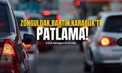 Zonguldak, Bartın ve Karabük’te Taşıt Kaydı Patladı!