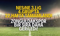 Nesine 3.Lig 4.Grup'ta 22.hafta tamamlandı! Zonguldakspor 1 sıra daha geriledi