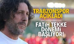 Trabzonspor’dan Fatih Tekke açıklaması! Sabah geliyor