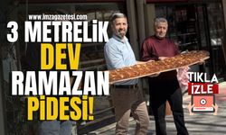 Üç Metrelik Dev Ramazan Pidesi! | Kastamonu Haberleri