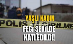 Yaşlı kadını önce öldürdüler sonra yakmaya çalıştılar