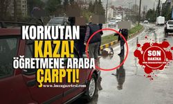 Zonguldak'ın ilçesinde feci kaza! Öğretmene araba çarptı!