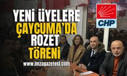 CHP Çaycuma'dan Saltukova’da Yeni Üyelere Rozet Töreni | Çaycuma Haberleri