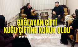 Çağlayan çifti, Kuğu çiftine konuk oldu