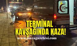 Terminal kavşağında kaza! Ekipler sevk edildi