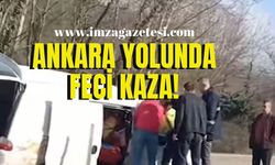 Zonguldak-Ankara yolunda kaza! Ekipler sevk edildi