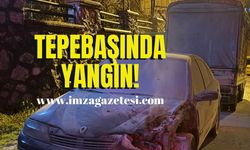 Tepebaşın’da yangın! Cayır cayır yandı