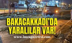 Bakacakkadı’da kaza! Yaralılar var