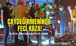 Çaydeğirmeninde feci kaza! 1 kişi hayatını kaybetti