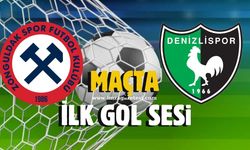 Zonguldakspor-Denizlispor maçında ilk gol sesi