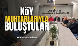 Ak Parti, Zonguldak’ta köy muhtarlarıyla buluştu…