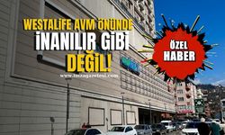 Zonguldak Westalife Avm önünde inanılmaz durum görenleri çileden çıkardı!