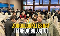 Zonguldaklı esnaf iftarda buluştu!