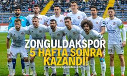 Zonguldakspor 5 maç sonra kazandı