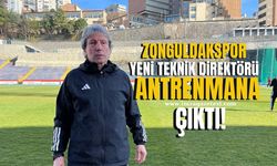 Zonguldakspor yeni Teknik Direktörü Bülent Demirkanlı antrenmana çıktı