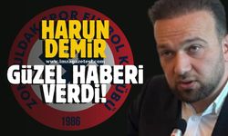 Zonguldakspor Başkanı Harun Demir'den güzel haber