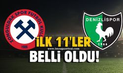 Zonguldakspor-Denizlispor maçında ilk 11'leri belli oldu