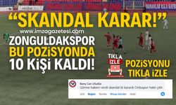 Zonguldakspor FK'de şok! Kaleci oyundan atıldı! | Zonguldak haber