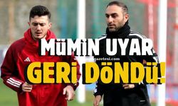 Zonguldakspor'da Mümin Uyar geri döndü