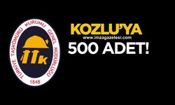 Kozlu’ya 500 adet!