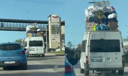 Tehlikeli taşımacılık ve yolculuklar kamerada...