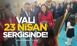Zonguldak Valisi Hacıbektaşoğlu, 23 Nisan sergisinde…