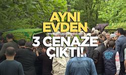 Aynı evden 3 cenaze çıktı