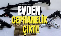 Evden cephanelik çıktı! Gözaltılar var!