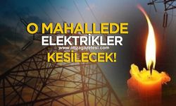 Muhtar duyurdu! O mahallede elektrikler kesilecek!