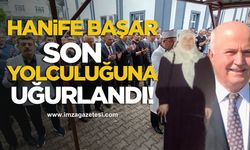 Necati Başar’ın eşi Hafe Başar son yolculuğuna uğurlandı…