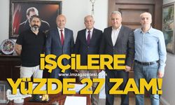 İşçilere yüzde 27 zam!