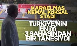 Karaelmas Kemal Köksal Stadyumu Türkiye'nin en iyi 3 sahasından bir tanesiydi!