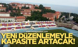 Karaelmas Kemal Köksal Stadyumu’nun kapasitesi artırılacak