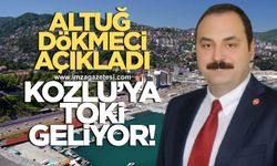 KOZLU'YA TOKİ GELİYOR MÜJDEYİ ALTUĞ DÖKMECİ VERDİ