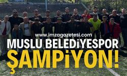Muslu Belediyespor şampiyon oldu