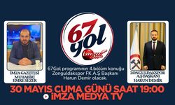 Zonguldakspor FK A.Ş Başkanı Harun Demir 67Gol'e konuk oluyor