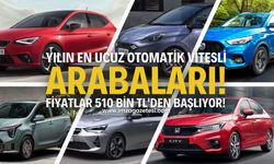 Yılın En Ucuz Otomatik Vitesli Arabaları! Fiyatlar 510 Bin TL'den Başlıyor!