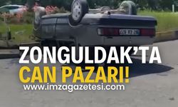 SON DAKİKA: Zonguldak Asma Mahallesi’nde Araç Takla Attı | Zonguldak haber