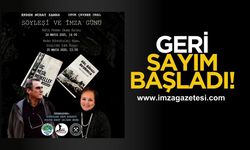 O söyleşi ve imza günlerinde geriye sayım başladı!