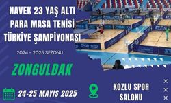 Masa tenisi şampiyonası Kozlu'da gerçekleştirilecek...