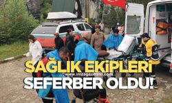 Yaralı vatandaşı kurtarmak isteyen ekipler seferber oldu
